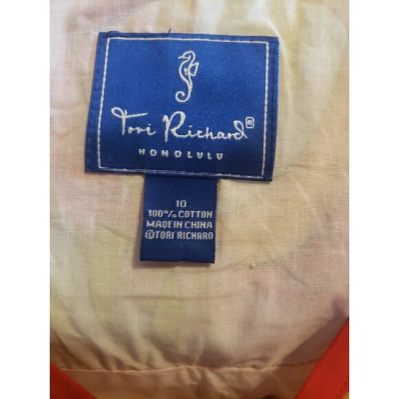 Tori Richard Honolulu Dress With Jacket Womens Size 10 Dress, 12 Jacket Tropical - Picture 14 of 15